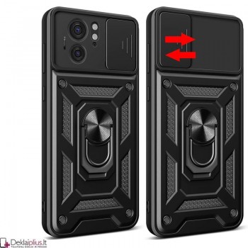 5in1 smūgiams atsparus dėklas su žiedu ir kameros apsauga (Motorola Edge 40)
